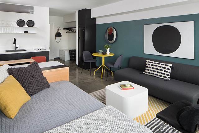 Studio apartment at The Flat Apartments in Los Angeles, CA